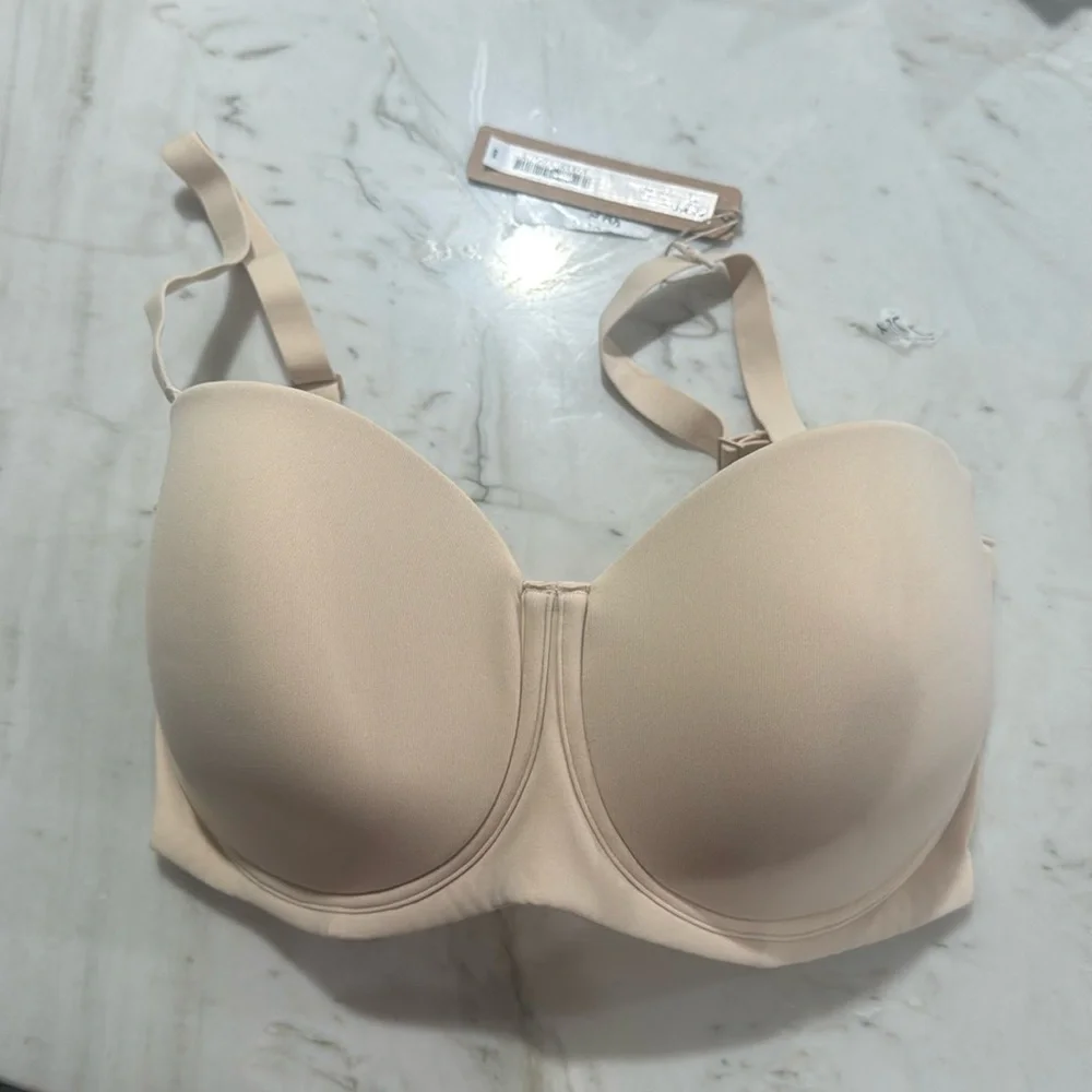SKIMS NWT Ultimate Collection Strapless Bra - Sand 32DDD - Picture 3 of 7